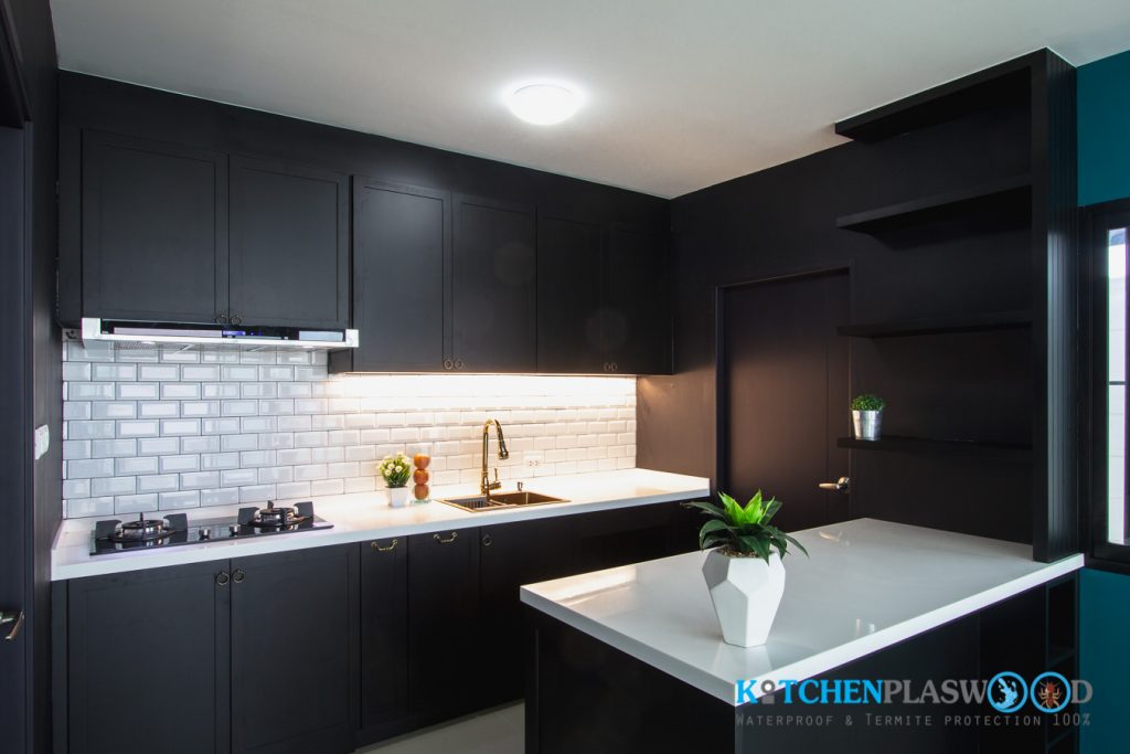 Premium Black Kitchen ชุดครัวดำสุดหรู 