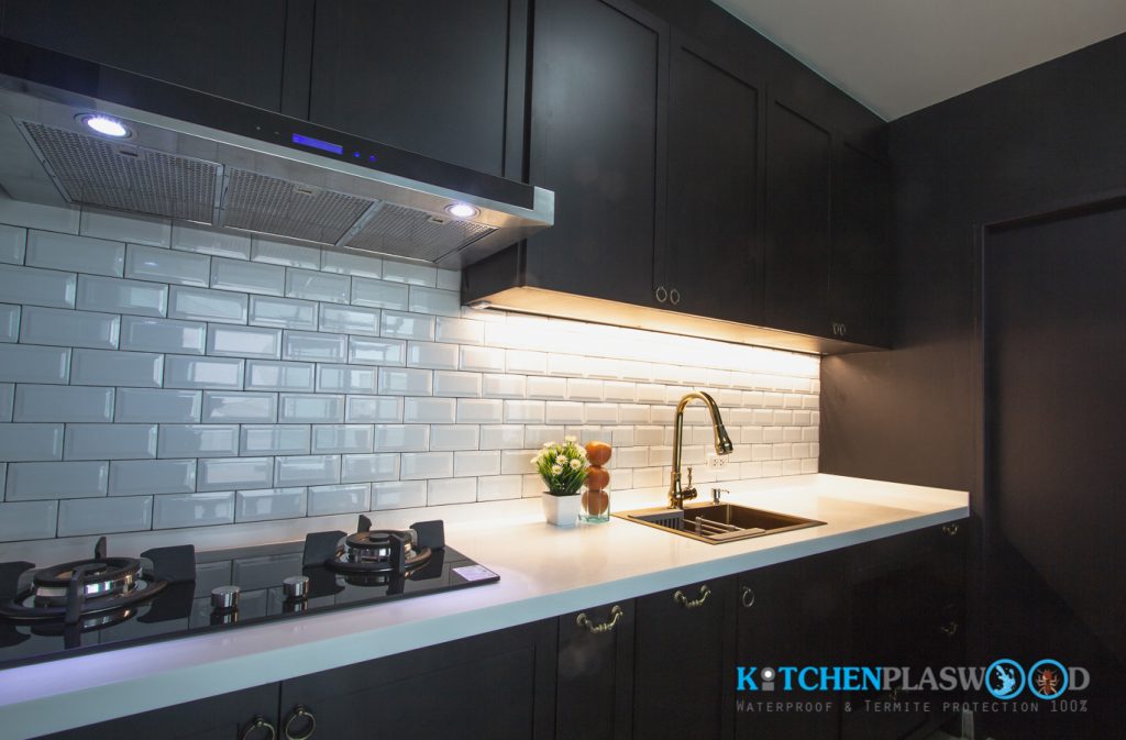 Premium Black Kitchen ชุดครัวดำสุดหรู 