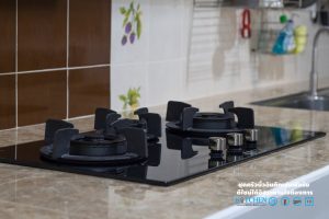 เตาแก๊ส, Kitchen I-Shape Classic ผลงานบิ้วอินทับโครงปูน