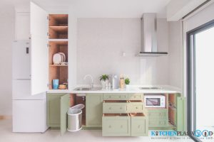 ลามิเนตปิดผิว, สีภายในของชุดครัว Kitchen Form 