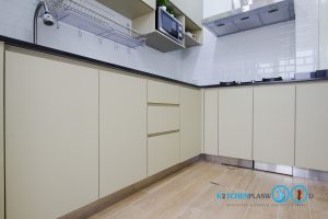 Modern Kitchen L Shape, เคาน์เตอร์พลาสวูด,