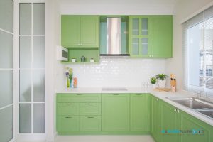 Green Classic Kitchen, ชุดครัวสไตล์คลาสสิก, ชุดครัวหรู, Classic, Kitchen, L Shape Kitchen, 