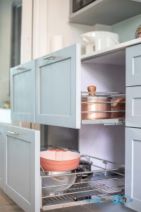 ชุดครัวบิ้วอินสาย Classic Kitchen I Shape 2 ฝั่ง สุดน่ารัก, ครัวตัวไอ, ชุดครัวบิ้วอิน, ชุดครัวคลาสสิก, ชุดตะแกรงจัดเก็บ, ชุดตะแกรง Hafele,