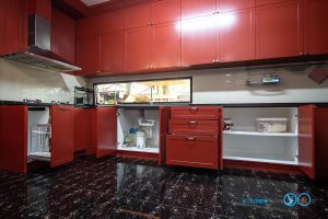 Classic Kitchen U-Shape ชุดครัวคลาสสิคโทนสีแดงเลือดหมู, ชุดครัวขนาดใหญ่, ครัวตัวยู, ครัวสไตล์คลาสสิค, ชุดครัวสีเลือดหมู, Classic Kitchen, U-Shape Kitchen, 