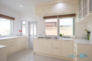 Modern Classic Kitchen, ชุดครัวโทนอ่อน, ชุดครัวคลาสสิค, ชุดครัวพลาสวูด, ชุดครัวกันน้ำกันปลวก, 