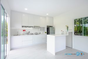 All White Tone Kitchen Room ห้องครัวโมเดิร์น สุดคลีน, ครัวบิ้วอิน, ห้องครัว, ครัวโทนขาว, ชุดครัวขาวล้วน, ห้องรับประทานอาหาร, Dinning Room, 