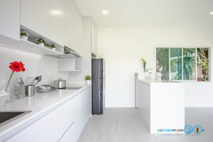 All White Tone Kitchen Room ห้องครัวโมเดิร์น สุดคลีน, ครัวบิ้วอิน, ห้องครัว, ครัวโทนขาว, ชุดครัวขาวล้วน, ห้องรับประทานอาหาร, Dinning Room, 