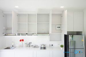 All White Tone Kitchen Room ห้องครัวโมเดิร์น สุดคลีน, ครัวบิ้วอิน, ห้องครัว, ครัวโทนขาว, ชุดครัวขาวล้วน, ห้องรับประทานอาหาร, Dinning Room, 